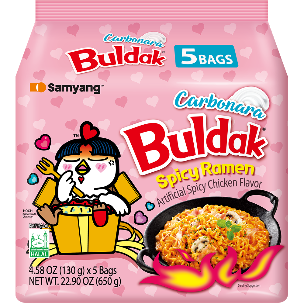 Pack 5 Buldak Carbonara