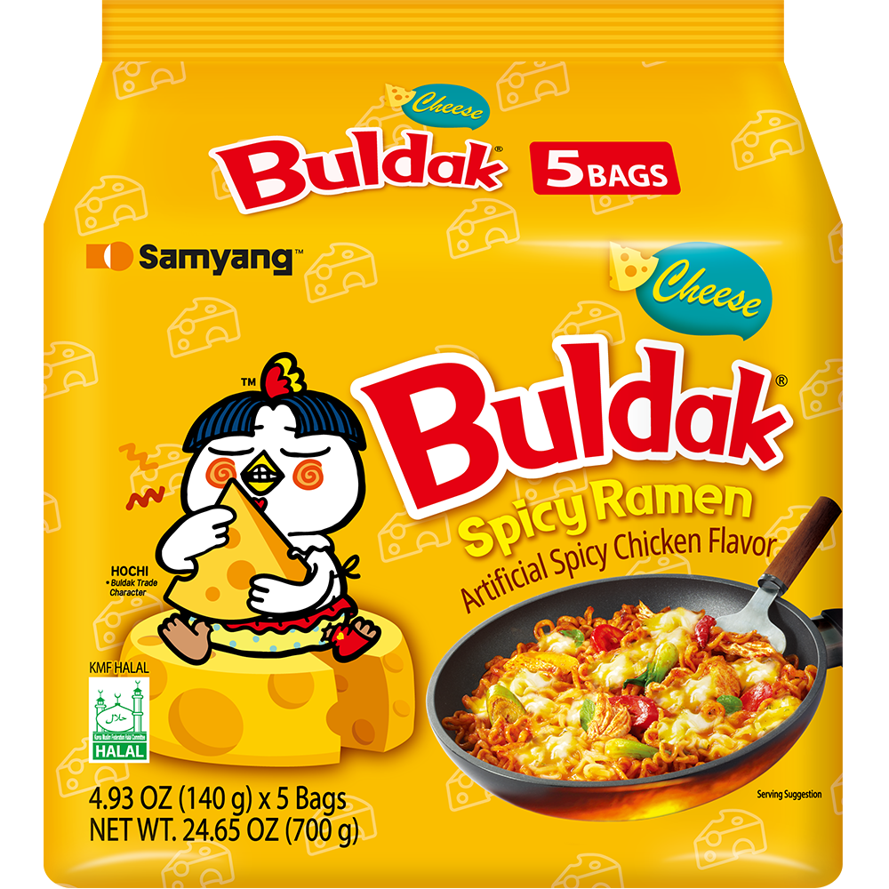 Pack 5 Buldak Cheese