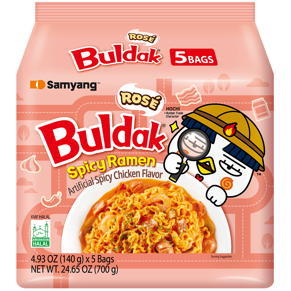 Pack 5 Buldak Rosé